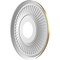 Ekena Millwork Berkshire PVC Ceiling Medallion (Canopies up to 5 3/4"), 13"OD x 3 1/2"ID x 3/4"P, Bright Coat Gold CMP13BEBGL - alternate 3